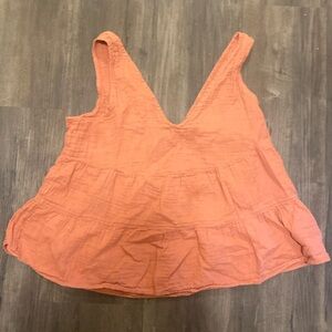 Gap Tiered Ruffle swing top